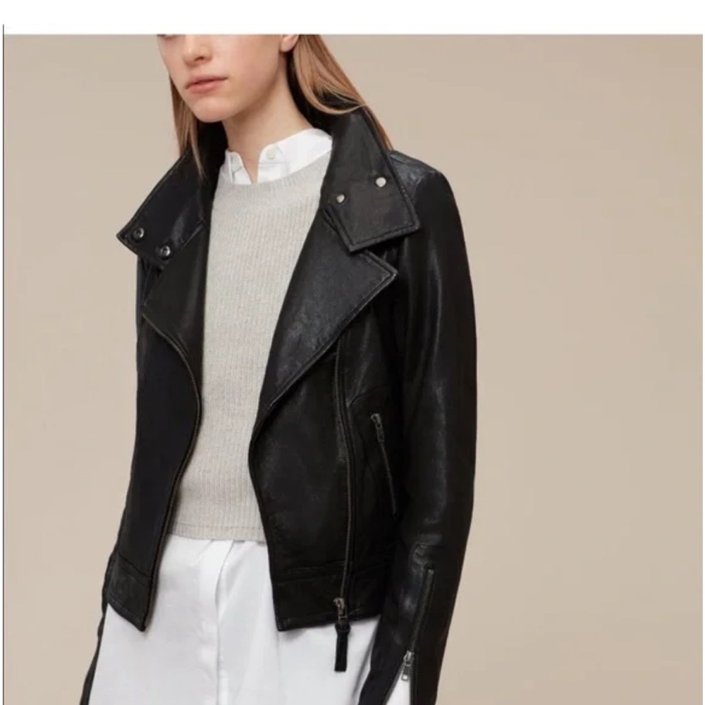 Mackage exclusively for Aritzia Leather Jacket black sz S "Kenya" ~$700